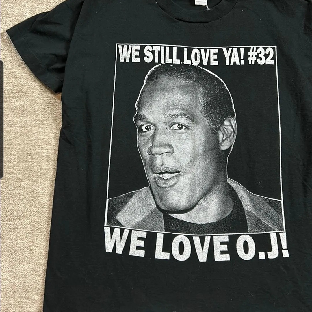 Vintage 90s "We Still Love Ya" O.J. Simpson Shirt